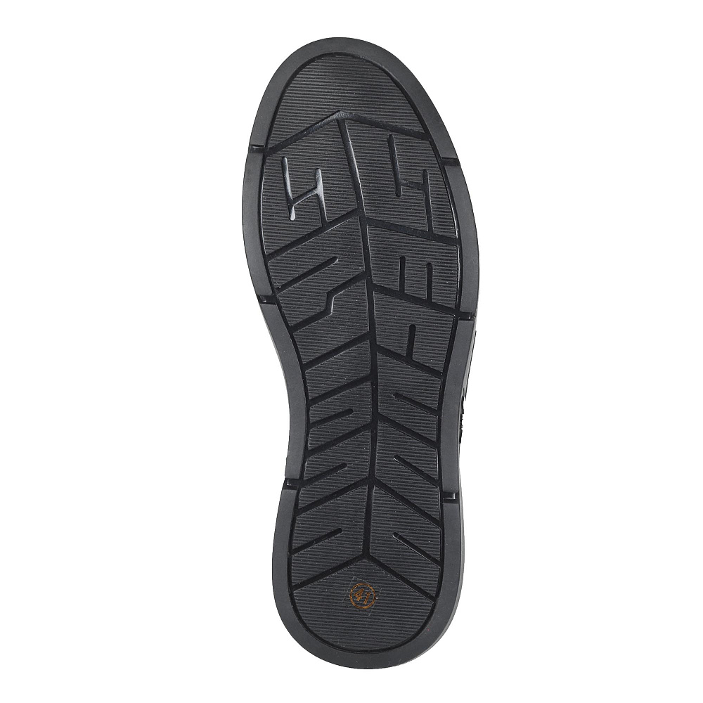 Черные высокие кеды на молнии из кожи на подкладке из текстиля на рифленой подошве Respect