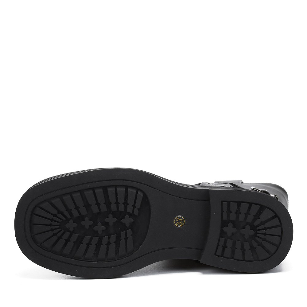 Черные полусапоги из кожи RESPECT PREMIUM