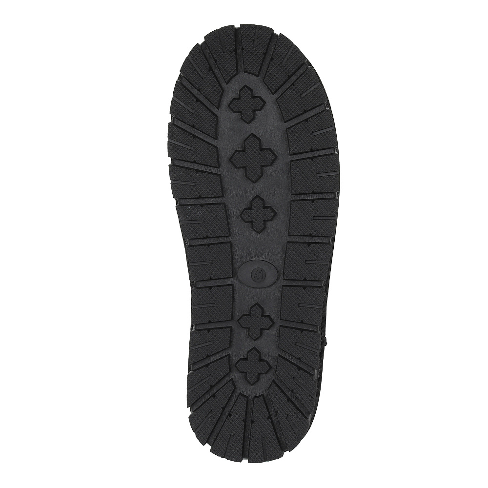 Черные угги из гидрофобного велюра Respect