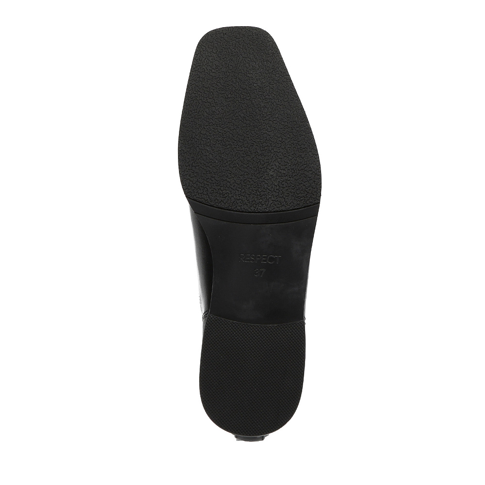 Черные ботинки из кожи Respect