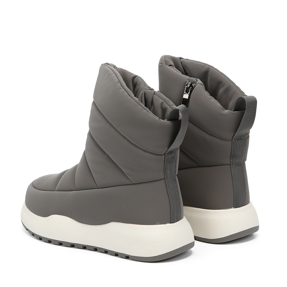 Темно-серые дутики из текстиля Respect