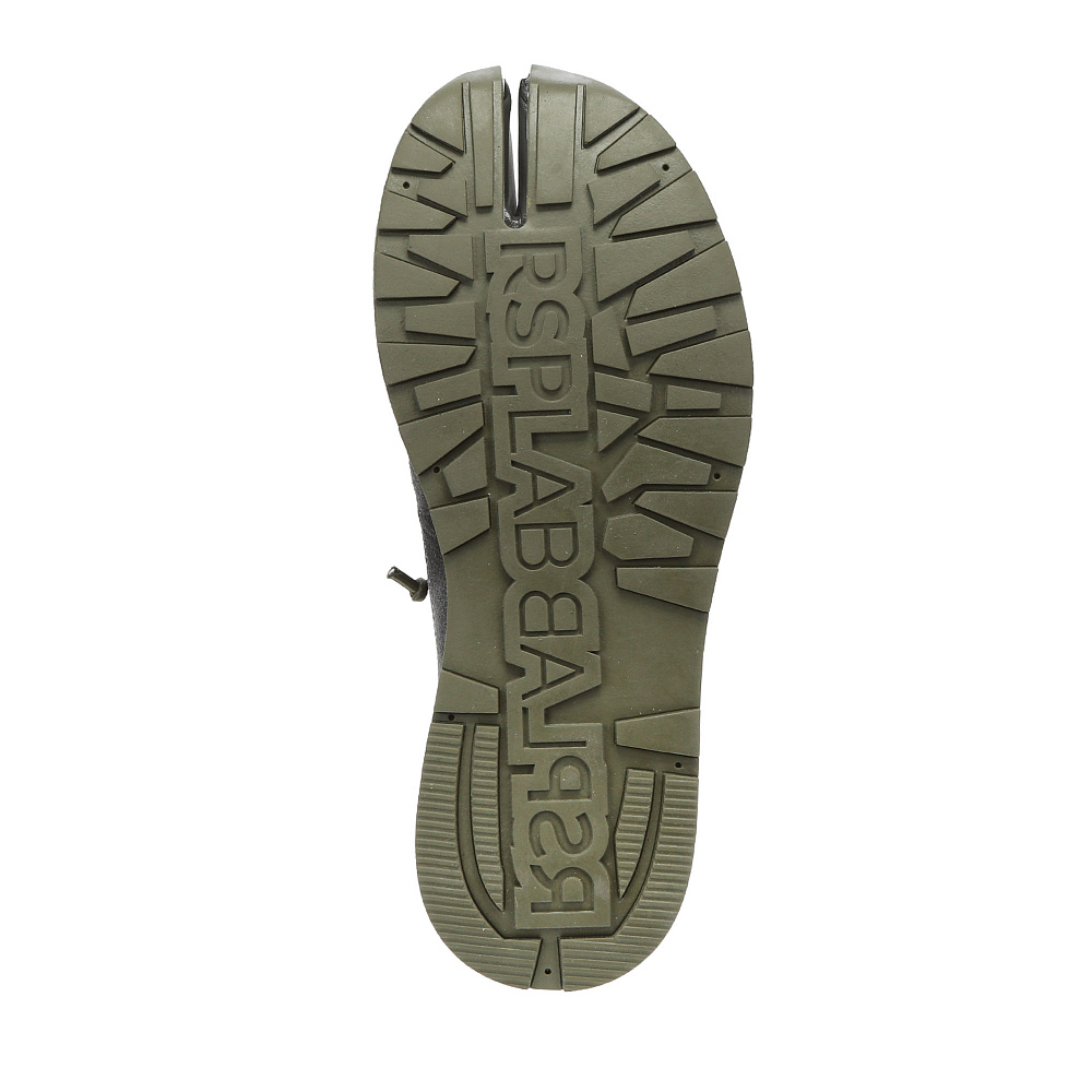 Серые кроссовки из бархатистого велюра RSP LAB