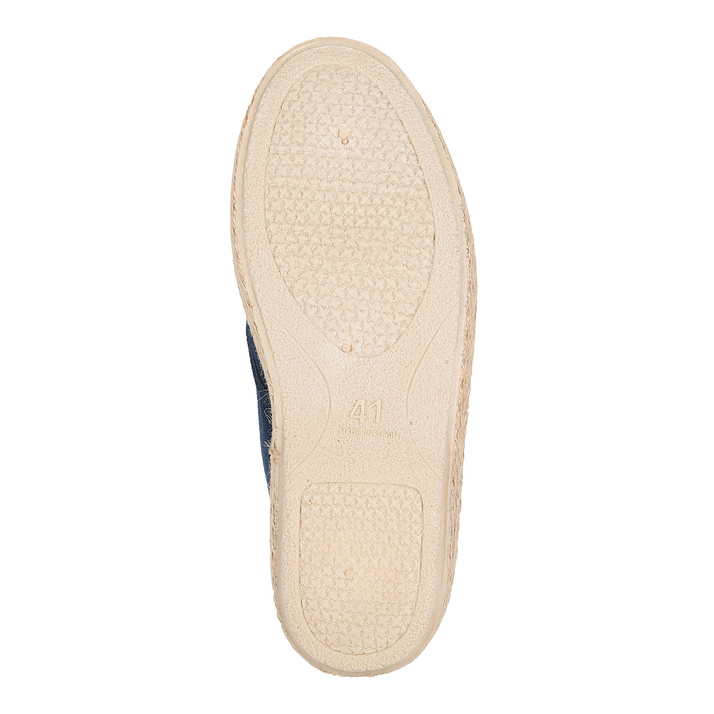 Темно-синие слипоны из текстиля Respect