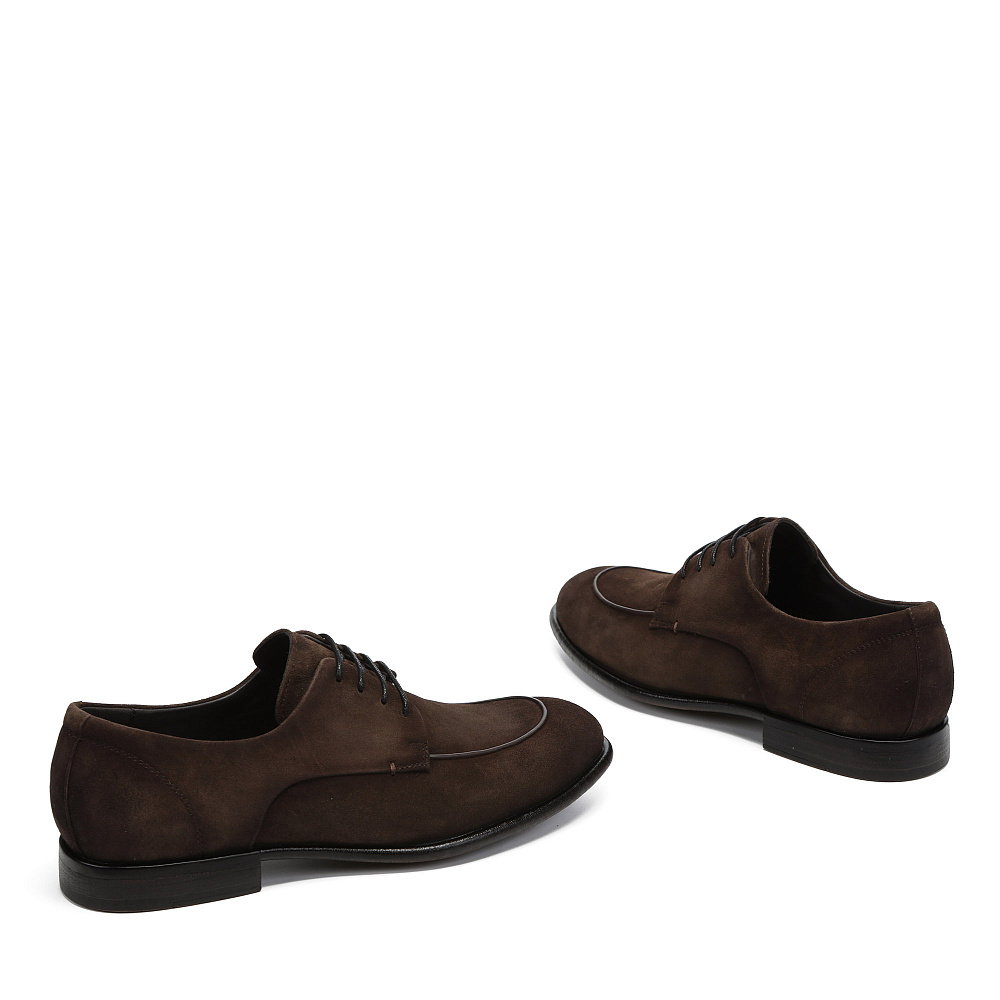 Коричневые лоферы из натурального велюра RESPECT PREMIUM