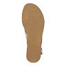 Бежевые сандалии с имитацией под кожу питона